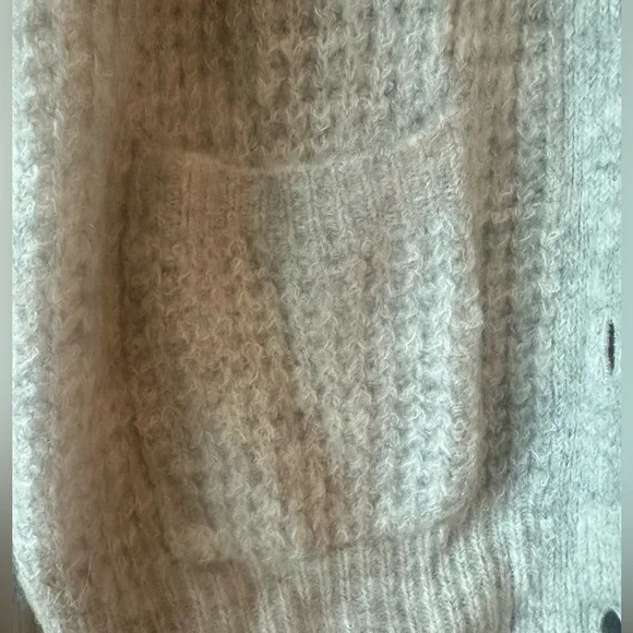 Nordstrom BP Oversized Waffle Stitch Cardigan Grandpa Sweater Size XS - Picture 7 of 13